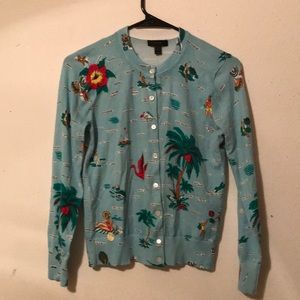 Super cute Florida J. Crew cardigan